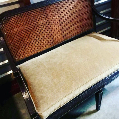 ON SALE Milling Road by Baker Vintage Cane Settee