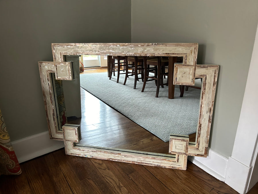 Surya Mother of Pearl Wall Mirror