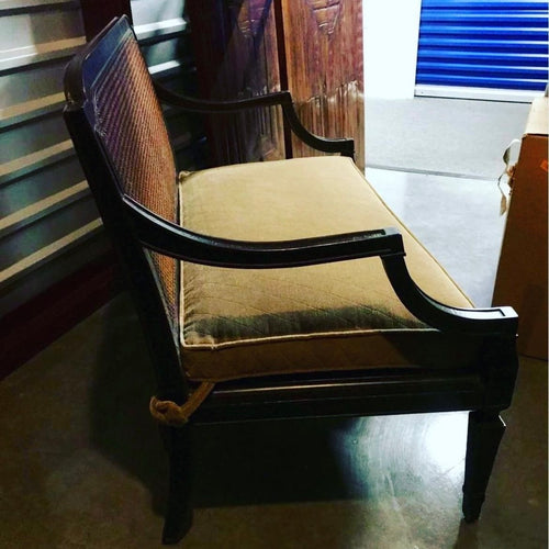 ON SALE Milling Road by Baker Vintage Cane Settee