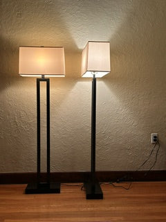 Crate & Barrel Pair of Floor Lamps