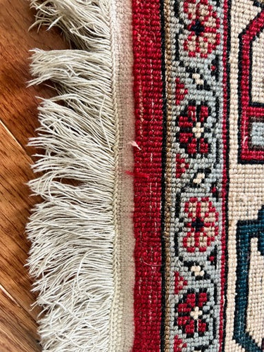 ON SALE 4' x 6' Hand Knotted Rug Perfect for Entry Way