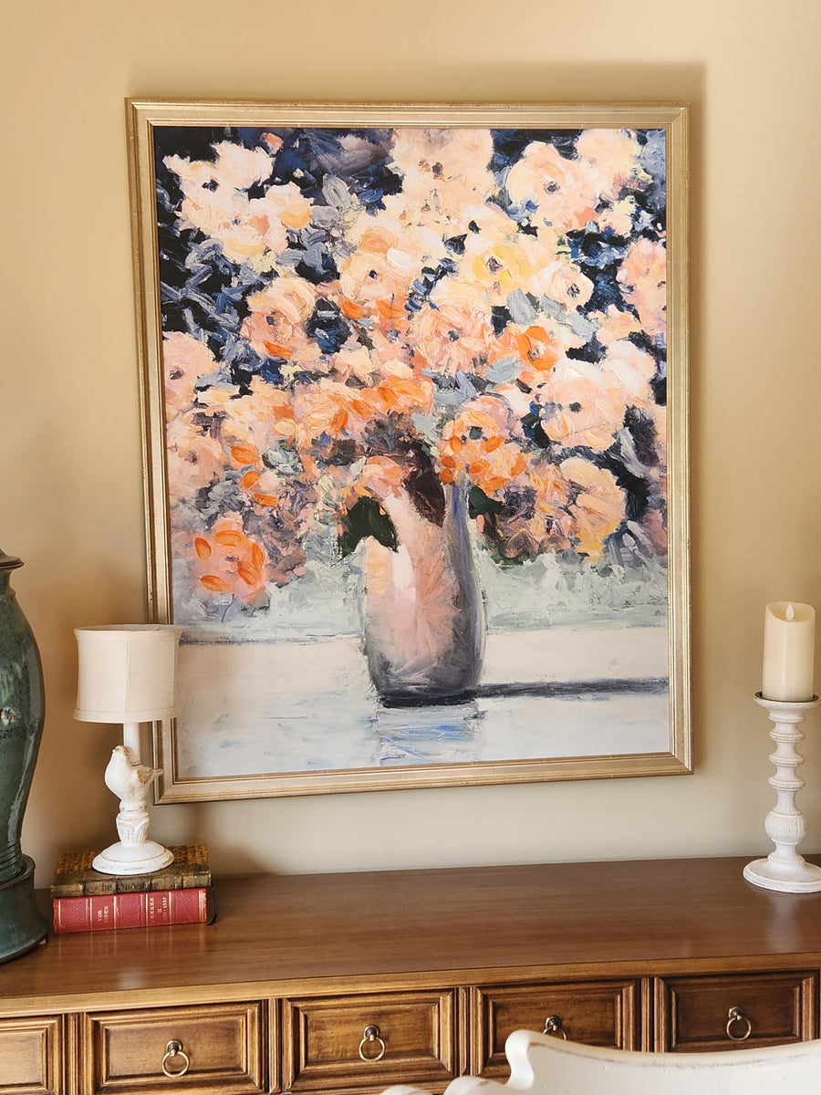 Ballard Designs Coral Blooms Painting