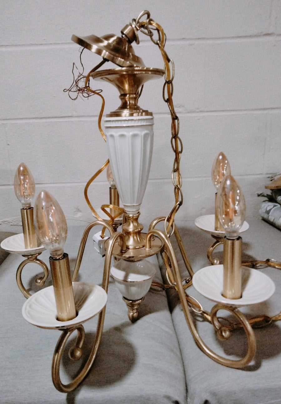 ON SALE Lenox Quoizel Chandelier (5 Light)