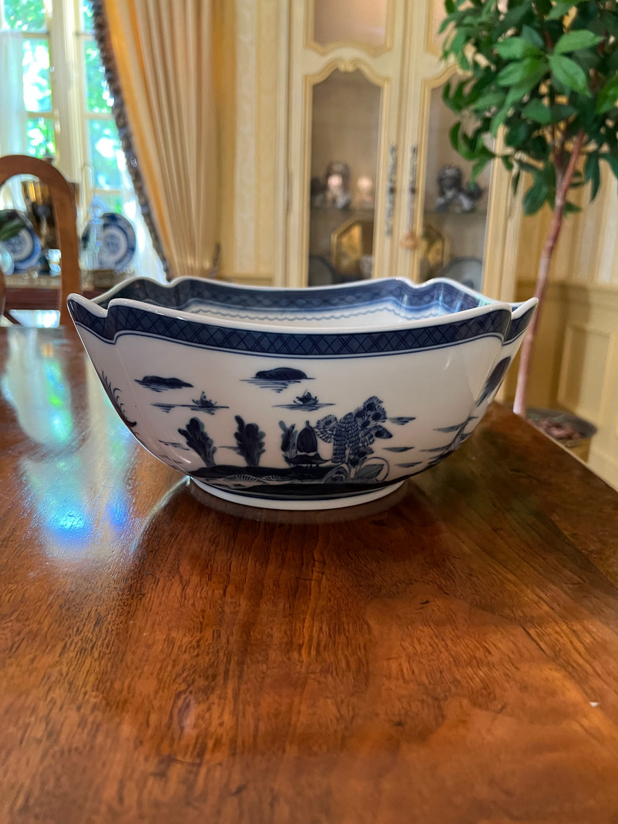 Mottahedeh Blue and White Bowl