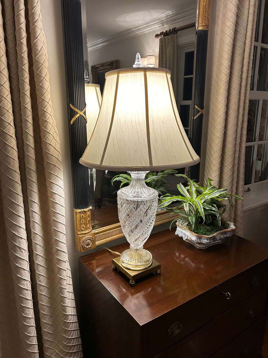 Wildwood Crystal Lamp Square Base