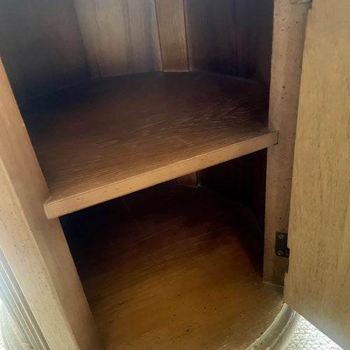 ON SALE Round Side Table with Black Slate Top