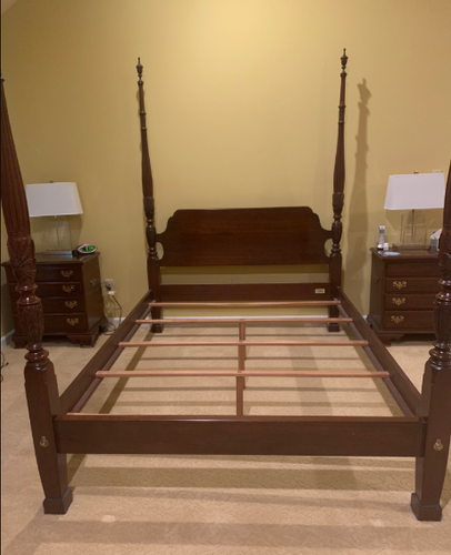 ON SALE Ethan Allen Queen Sized Four Poster Bed