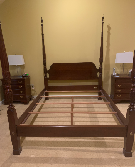 ON SALE Ethan Allen Queen Sized Four Poster Bed