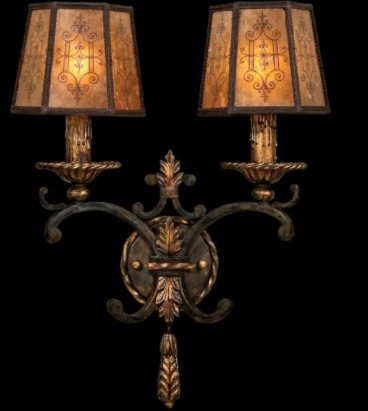 ON SALE Epicurean Wrought Iron Extra-Large Sconce - 4 Available