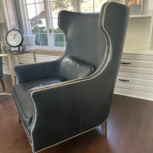 Bernhardt Leather Chairs (Pair)