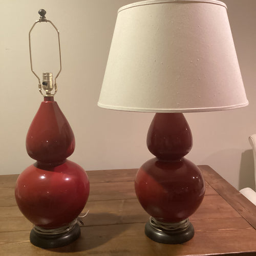 Robert Abbey Lamps (Pair) Only One Lamp Shade