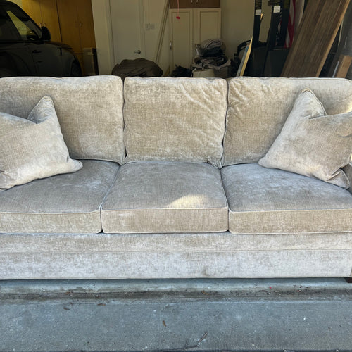 Sherrill Textured Velvet Sofa