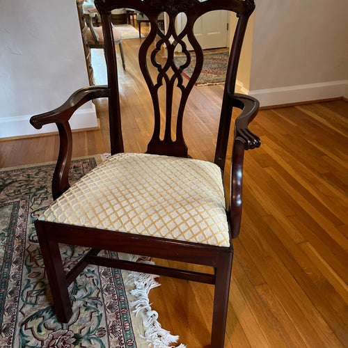 Stickley Double Pedestal Dining Table and 8 Chairs