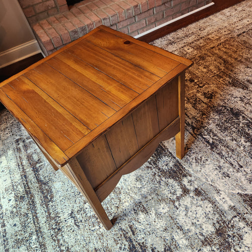 Drexel Waxed Pine End Table