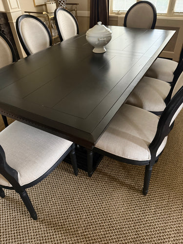 Restoration Hardware 8 Dining Chairs