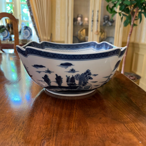 Mottahedeh Blue and White Bowl