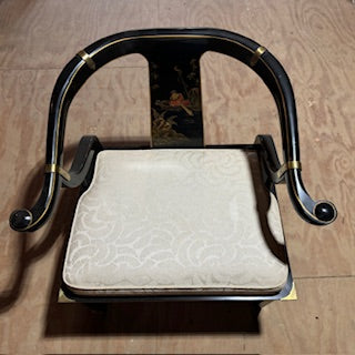 ON SALE Black Lacquer Chair