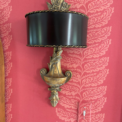 Black and Gold Sconces